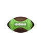 thumbnail image 3 of Balón de Fútbol Americano Wilson GST SpeedSkin Hylite Marrón/Verde Peewee, 3 of 7
