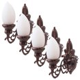 thumbnail image 3 of MasteelfCA 4pcs Simulated Wall Lamps Mini Luminous Wall Lamp Sand Table DIY Materials, 3 of 8