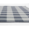 thumbnail image 5 of Momeni Baja Plaid Denim Indoor Outdoor Rug 6'7" X 9'6", 5 of 8