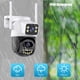 thumbnail image 5 of Electrónica Pisexur para hombres: garantice la seguridad del hogar y monitoree de forma remota con la cámara de red WiFi remota de dos ojos, monitor de vigilancia inalámbrico tipo domo para exteriore, 5 of 8