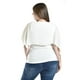 thumbnail image 3 of Blusa con encaje y detalle de perlas Roman Fashion /Tallas Extras, 086 (Blanco) blanco 38, 3 of 5
