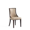 thumbnail image 4 of Manhattan Comfort Grand 18.5" Faux Leather Dining Chair in Tan (Set of 4), 4 of 10
