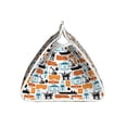 thumbnail image 3 of Lsque Industrial Transportations Printed Long Tissue Box Cover Holder, Facial Paper Organizer Dispenser,Triangle with Bottom Belt, PVC Leather Decorative Organizer, 3 of 9