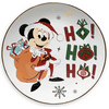 Disney Parks Holiday Cheer Mickey Santa Ho Ho Ho Christmas Dessert Plate New
