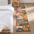 thumbnail image 3 of Yayeee Runner Rug for Bedroom 2'x6' Machine Washable Hallway Non Slip Mat, Vibrant Mushroom, 3 of 8