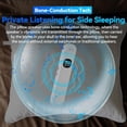 thumbnail image 2 of Bone Conduction Pillow Speaker | Under Pillow Bluetooth Speaker for Sleeping | Private Sleep Speaker with 11 White Noises & TF Card Slot – Ideal for Late-Night Scrolling Without Disturbing Partner, 2 of 7