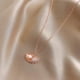 thumbnail image 2 of Flor trébol de cuatro hojas pulsera versión coreana de la pulsera de cristal joyería de las señoras hechizo reloj regalo oro titanio acero shell, 2 of 2