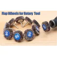 thumbnail image 2 of Flap Wheel Set For Dremel Rotary Tool Die Grinder Sanding Paint Rust 1/8" Shank, 2 of 5