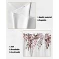 thumbnail image 5 of Swag Curtains, Pink Green Plant Leaf Spring Eucalyptus Leaves Rod Pocket Kitchen Curtains Valances Tier Curtains Swag Valance Curtains for Bedroom Living Room 28" x 36", 2 Panels, 5 of 6