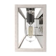 thumbnail image 5 of Hunter - Squire Manor 4-light Distressed White, Medium Size Vanity Light, Dimmable, Modern Style, for Bedrooms, Dining, Living Rooms - 19037, 5 of 7