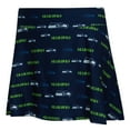 thumbnail image 2 of Women's Concepts Sport College Navy Seattle Seahawks Mosaic Allover Print Skort, 2 of 3