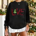 thumbnail image 1 of 2023 Chandail en Molleton de Noël pour Femmes en Solde Mode Décontractée Col Rond Imprimé de Noël Manches Longues Blouse Chandail en Molleton Sans Capuche, 1 of 7