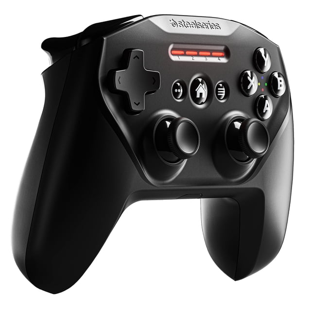 SteelSeries Nimbus+ Controlador de juegos móvil Bluetooth con soporte para iPhone, duración de batería de más de 50 horas, licencia de Apple, hecho para iOS, iPadOS, tvOS