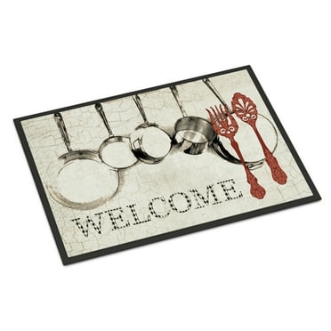 Pots and Pans Welcome Doormat 24x36