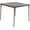 Brown, variant on 33.5" Square Folding Multipurpose Card Table with Padded Vinyl Top, Portable Folding Game Table for 4 Players, Black