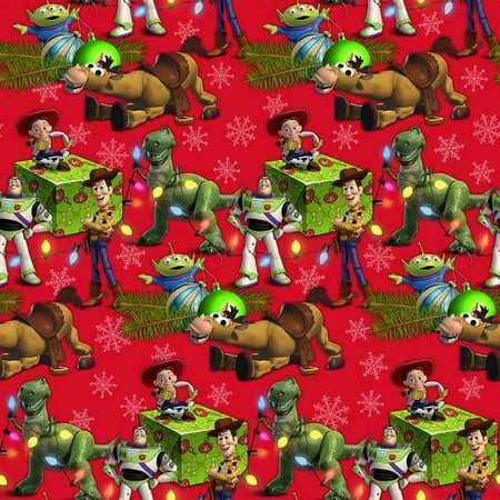 Toy Story Christmas Roll Wrap
