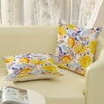 thumbnail image 4 of Summer Tropical Pillow Covers 18x18 Set of 2, Hawaiian Style Watercolor Lemon Colorful Leaves Decor Outdoor Throw Pillows Fruits Plant Decorative Cushion Case for Home Couch Sofa, 4 of 6