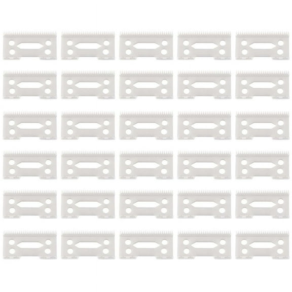 30Pcs 28 Teeth Zirconia Ceramic Clipper Blade for Senior