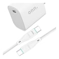 thumbnail image 4 of Combo Onn Cargador de Pared y Cable Tipo C a Tipo C 20W Power Delivery Blanco, 4 of 4