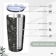 thumbnail image 4 of Star and Moon Tumbler with Lid and Straw 20 OZ Stainless Steel Travel Coffee Mug Double Wall Insulated Cup Leakproof for Car Sports Cafe Office, 4 of 7