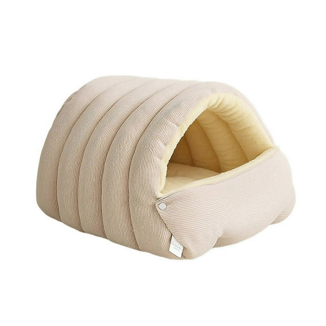 Cat Sleeping Bed for Winter Use Thickened Structure Ensures Stability Durability Cozy Living Room Corner