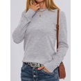 thumbnail image 4 of ANRABESS Long Sleeve Lightweight Fall Sweaters for Women| Crewneck Soft Basic Knit Pullover，2026 Fall Fashion Outfits，Casual Work Top，Travel Vacation All Day Wear,Winter Layer Clothes, 4 of 8
