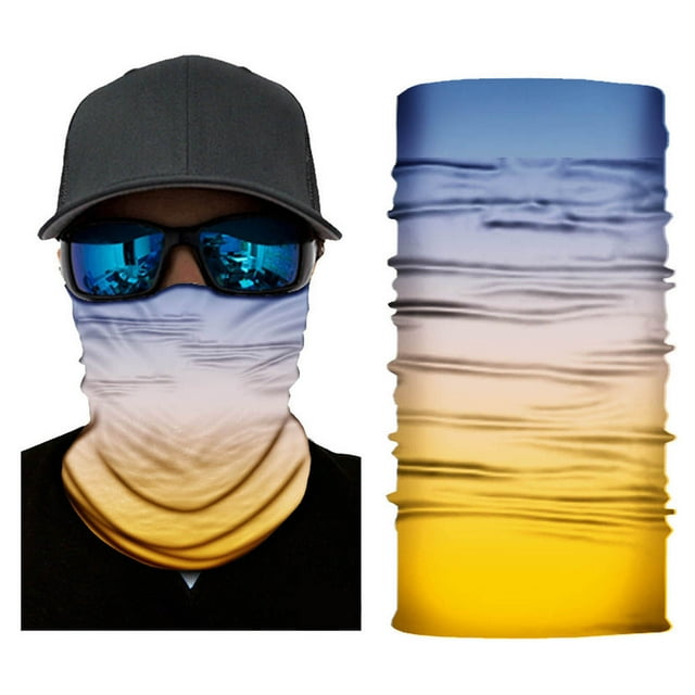 Foulard de Protection Solaire UPF 50 Multifonction Sans Coutures pour Activités de Plein Air Randonnée Course Cyclisme Pêche Tenue Quotidienne