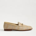 thumbnail image 2 of Sam Edelman Loraine Natural Multi Leather Slip-On Chain Detail Vamp Loafers (Natural Multi, 9.5), 2 of 6