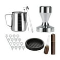 thumbnail image 1 of Kit de accesorios de espresso jarra de espuma, cuchara de café, acero inoxidable, manipulador de café 51 mm de manipulación de café espresso para bar, 1 of 9