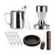 thumbnail image 1 of Kit de accesorios de espresso jarra de espuma, cuchara de café, acero inoxidable, manipulador de café 51 mm de manipulación de café espresso para bar, 1 of 9