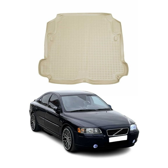 OMAC Cargo Mats Liner for Volvo S60 2001-2009 Sedan Waterproof Beige