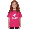 thumbnail image 5 of I Dont Believe in Humans Unicorn Girls Kids T Shirt Tees Teen Brisco Brands XS, 5 of 6