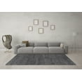 thumbnail image 3 of Ahgly Company Indoor Round Abstract Gray Modern Area Rugs, 7' Round, 3 of 4