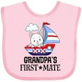 thumbnail image 3 of Inktastic Grandpa First Mate Grandchild Sailing Boys or Girls Baby Bib, 3 of 4