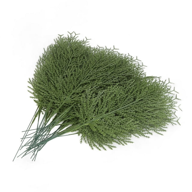 Talla de Cedro de IMitacia de Navidad, Ramas de Pino Artificiales de BricolaJe Duradera Para Árboles de Guirnaldas