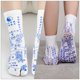 thumbnail image 5 of FELTECHELECTR 1 par de calcetines de algodón adecuados para deportes, calcetines de diseño simple, calcetines de masaje de pies, 5 of 6