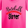 thumbnail image 4 of Inktastic Baseball Sister Youth T-Shirt, 4 of 5