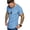 Clear Blue, variant on Men's Gym Shirts Workout Muscle Tee Short Sleeve Hipster Hip Hop T Shirts