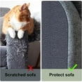 thumbnail image 3 of Self-Adhesive Cat Scratcher Pad 39.4x23.6" Anti-Scratch Furniture Protector for Wall & Door (2XL), 3 of 5
