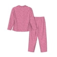 thumbnail image 2 of Uemuo Fish Scales Pattern Womens Pajama Sets,PJ Set for Women,Pajamas for Women Logo,Long Sleeve Pajama Set for Women,Soft Long Sleeve Top With Pants-, 2 of 9