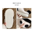 thumbnail image 4 of Pantuflas de peluche con forma de panda para mujer, cálidas y mullidas, de invierno, con dibujos animados, para el hogar, para interiores, divertidas y kawaii, 4 of 6