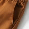 thumbnail image 2 of QUDDERR Baby Toddlers Boys Shorts Cotton Ogger Shorts Solid Colors Elastic Active Shorts Pants 2T 3T 4T 6Y 7Y 8Y, 2 of 8