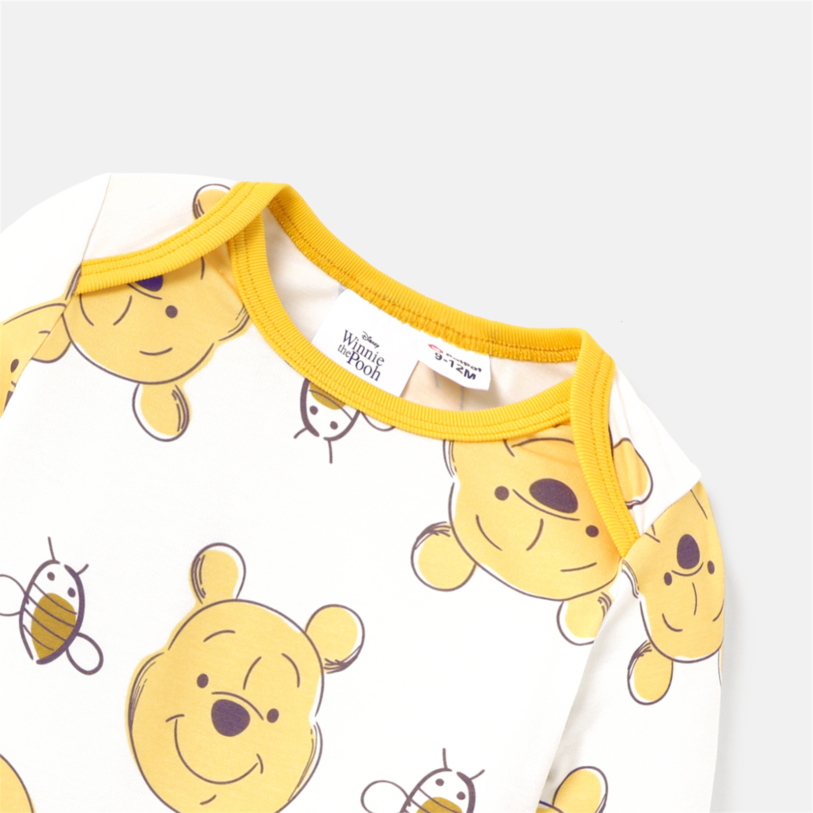 Disney Winnie the Pooh Baby Girls Boys Long Sleeve Jumpsuit Unisex Coverall Size 0-18 Months - image 4 of 6