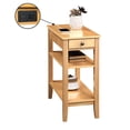 thumbnail image 3 of American Heritage One-Drawer End Table w/Charging Station in Caramel Wood Finish, 3 of 9