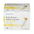 thumbnail image 4 of McKesson Safety Lancets, Push-Button Activated - Sterile, 17 Gauge Needle, 100 Count, 1 Pack, 4 of 10