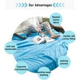 thumbnail image 6 of Clearance! Tswift Cooling Blanket, Ice Blanket for All Season Lightweight Summer Cooler Quilt for Hot Sleepers and Night Sweats Cooler Comforter Double Cold Effect Blanket, 40 x 55 inch, 6 of 8