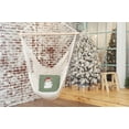 thumbnail image 3 of Simply Daisy 16" x 16" Believe in Santa Outdoor Throw Pillow, 3 of 5