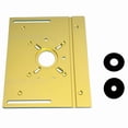 thumbnail image 4 of Router Lift System and Aluminum Router Table Insert Plate, Electric Trimmer Wood Engraving Router Slotting Machine Black, 4 of 4