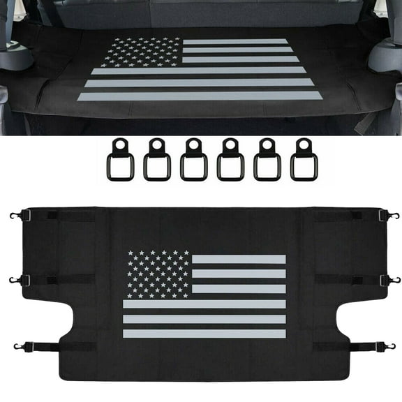 Rear Trunk Cargo Shade Cover Fit For 2007-2018 Jeep wrangler JK JKU 4 Doors