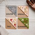 thumbnail image 3 of MesaSe Hand Embroidered Corner Bookmark  Hand Stitched Felt Corner Letter Bookmark  Felt Triangle Bookmark  Cute Flower Letter Embroidery Bookmarks For Book Lovers (summer) ZZZ, 3 of 7